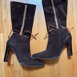 Ricky Sarkany - Marroon Colored Boots with Tassels - Size 37